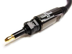 AUDIOTRAK Glass Black 2 Plus 1m Optical Digital Cable WiseTech Japan New