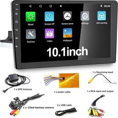 10.1 inch Single Din Android Touchscreen Car Stereo 1 Din Bluetooth Car Radio