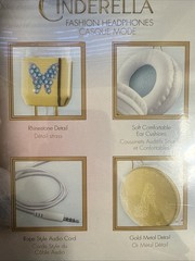 Disney Cinderella Fashion Headphones Brand New And Sealed