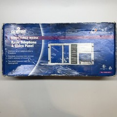 Leviton Compact 1×4 Bridged Telephone, 4 Data & 6-Way TV Panel 47603-BTV