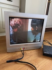Vtg Gaming Tv Daewoo Dtq 20u4sc Television 2000s Large Retro Cable Prop 20”