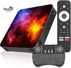 Android 14.0 TV Box 4GB RAM 64GB ROM, Support 4K Dual-Wifi 2.4G/5G Quad-Core Sma