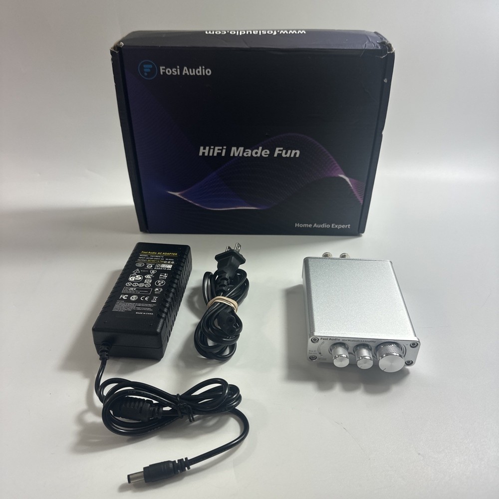 Fosi Audio BT10A 2-Channel Class D Bluetooth Desktop Amplifier