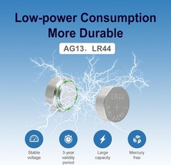 AG13 LR44 Batteries 25-Pack 1.5V Alkaline for Watches Toys Calculators Medical