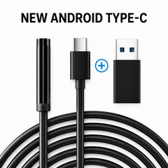 6LED USB Snake Endoscope Borescope HD Inspection Camera Scope For Android Type C