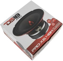 DS18 PRO-X 6.5″ 4-Ohm Mid-Range Car Speaker – 1 Speaker