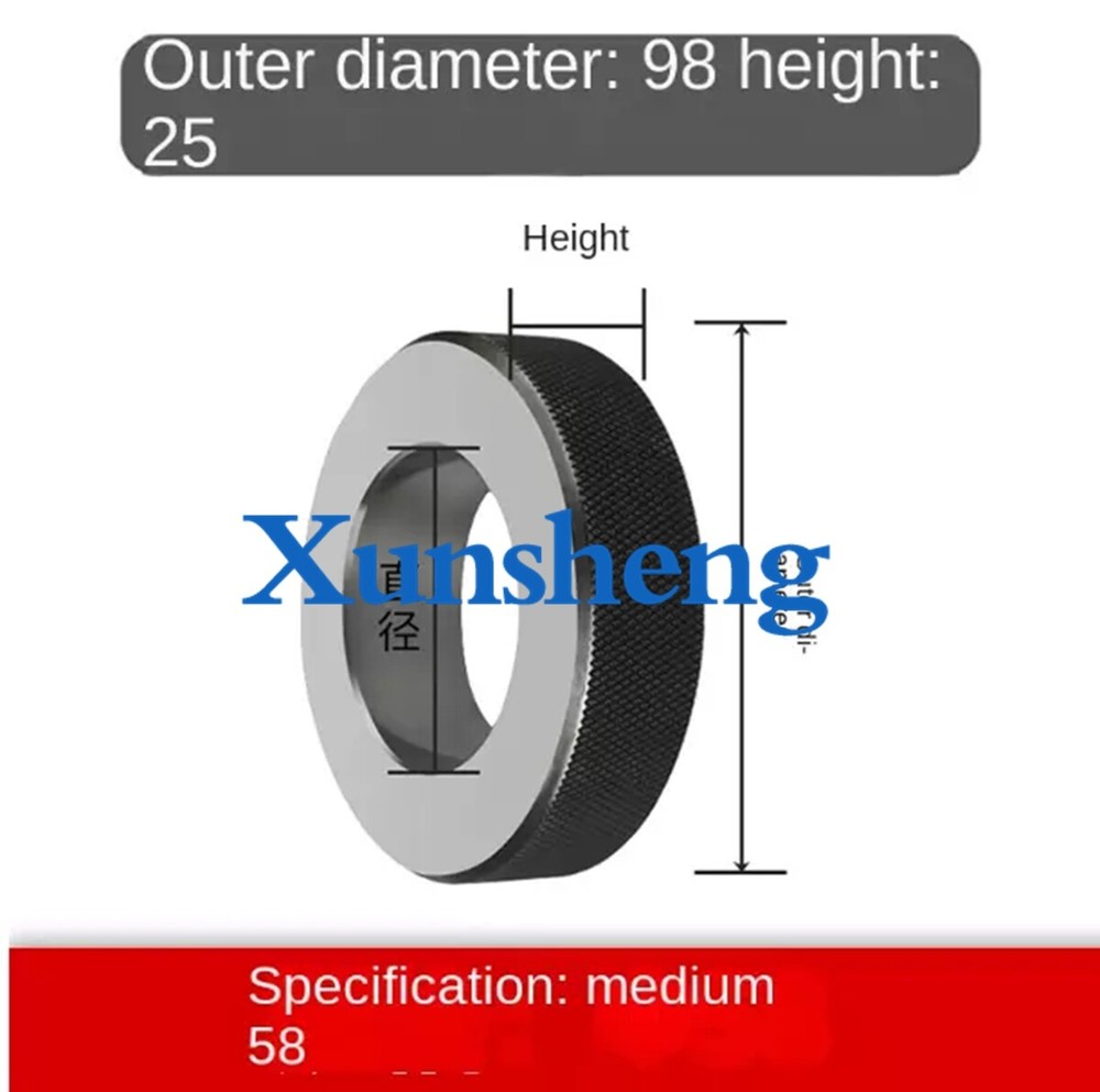 58mm Smooth Ring Gauge Smooth Ring Gauge I.D. Proofreading Ring Gauge Alignment