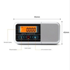 100G/0.005 Digital Turntable Force Scale LED Load Meter Portable8682