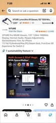 VITURE Pro XR/AR Glasses – USB-C Wired Connectivity for XR/AR Viewing