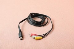 10 Pin S-Video DIN Male To 3 RCA Male AV Audio Video Adapter Cable DirecTV AT&T