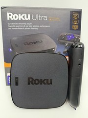 Roku Ultra 4K/HD/HDR Streaming Media Player with JBL Headphones 4661R- Black