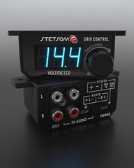 Stetsom Universal Bass, with Voltmeter & High to Low Converter & Switch ON / OFF