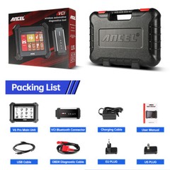 ANCEL V6 PRO OBD2 Scanner Bi-Directional Car Diagnostic IMMO ABS Bleed DPF Reset