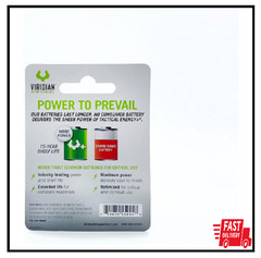 Viridian CR1/3N 3V Lithium Battery Tactical Energy Plus , 3 Volt Pack of 4, New