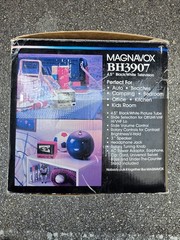 1989 Vintage Magnavox BH3907 Mini TV 4.5” (Black/White) With Stand Tested