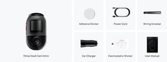 70mai Dash Cam Omni 128GB Built-In eMMC Storage 4G LTE Front Camera + 128GB