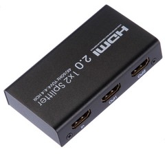UHD 4K 60Hz HDMI 2.0 Repeater Amplifier Splitter Box Hub HDR 1080P 1×2 1In 2Out