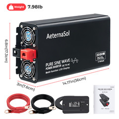 2000W /4000W 12V to 120V Pure Sine Wave Power Inverter OFF-GRIED Power Battery