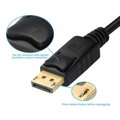3-in-1 DisplayPort to HDMI DVI VGA Adapter Converter Cable Male to Female
