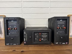 Set of 3 M&K Miller & Kreisel S-85 Satellite Speakers + S-85C Center Speaker