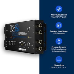 AudioControl LC2i PRO 2-CH Active Line Output Converter & Line Driver w/Remote