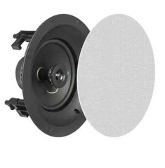 SpeakerCraft CRS6 Zero 6-1/2″ In-Ceiling Speaker – Set Of 6 Speakers W/ Grille