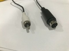 Choose Length 8-Pin Mini DIN to RCA Male Cable for YAESU FT-710 Audio Video Plug