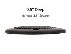 2pcs 3.5inch Mesh Speaker Grill Covers Guard Protector Speaker Decorative Circle