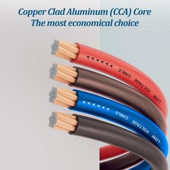 10 Gauge Automotive Wire 25FT Red Black 10AWG CCA Power Ground Cable