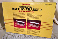 Battery Charger New NOS Eveready FCC10 Hong Kong 1988 Quick Charge Rechargeable