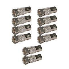 Zinc alloy+Copper BNC Female to F Type Male Adapter Durable Repalcement Parts