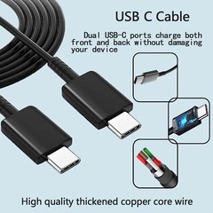 45W Wall Adapter USB-C Charging Fast Power Charger For Samsung Galaxy S24 S23 S2