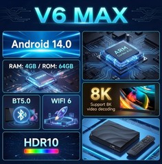SuperBox S6Max Android Smart TV Box, Super Box S6 Max, Send Best Offer