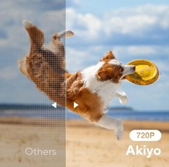 AKIYO O1 Mini LED Portable Projector with Projector Stand iOS/Android HDMI/PS5