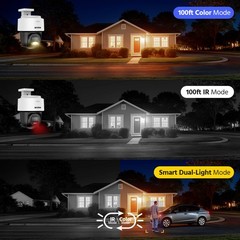 ANNKE 3K 5MP PoE Security IP Camera Full Color Night Vision Two Way Audio H.265+