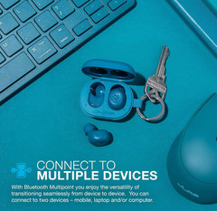 JBuds Mini True Wireless Bluetooth Earbuds + Charging Case, Crystal Clear Calls