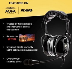 New KORE AVIATION KA-1 Headset with Bag