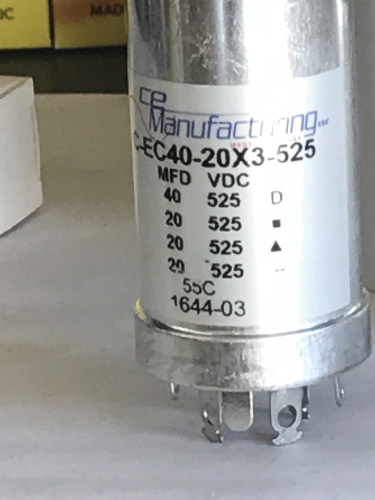 CAPACITOR CAN 40/20/20/20 µF @ 525 Volts VDC for McIntosh Scott Fisher