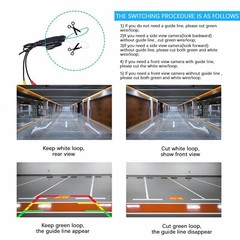 4.3″Car Rear View Mirror Monitor with No1 Bracket Backup Camera License Plate US
