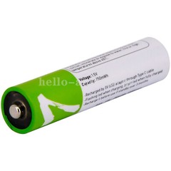 1.5V AA AAA Battery USB Rechargeable Lithium ion Batteries 2600/750mWh W/ Type-C