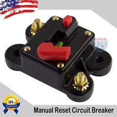 Multi AMP Circuit Breaker Braided Sleeving Wire/Ring Terminals Combo Multi Color