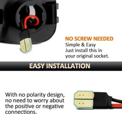 LED License Plate Light Lens Tag Lights Color: Nissan LED License Plate Light