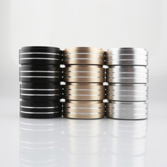 4PCS 58*22mm Amplifier Aluminum Speaker Audio Isolation Feet Pad Stand Chassis