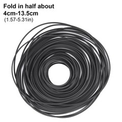 50 PCS Square Rubber Drive Belt Replacement For Cassette Player Recorder Repair