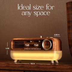 Fuse DRM Sleep Machine Bluetooth Speaker w/ Alarm Clock & Adjustable Lighting