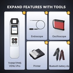 ThinkScan 689BT OBD2 Scanner + TPMS Tool with 4 Sensors & Life Free Update