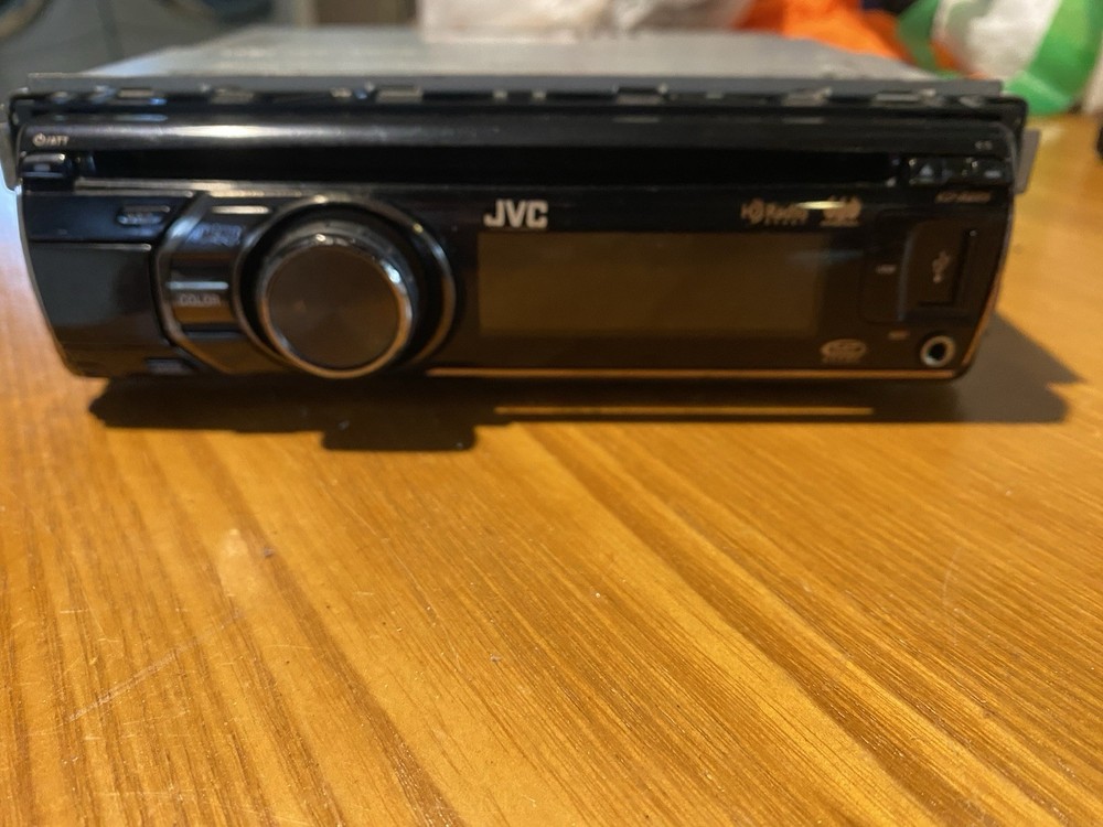 JVC KD-A605 CD Player/USB/AUX/HD Radio Single Din In Dash Receiver Used Read Des