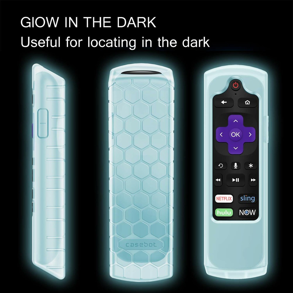 Remote Case For Roku Express 3900/ Express+ 3910 Remote Anti-Slip Silicone Cover