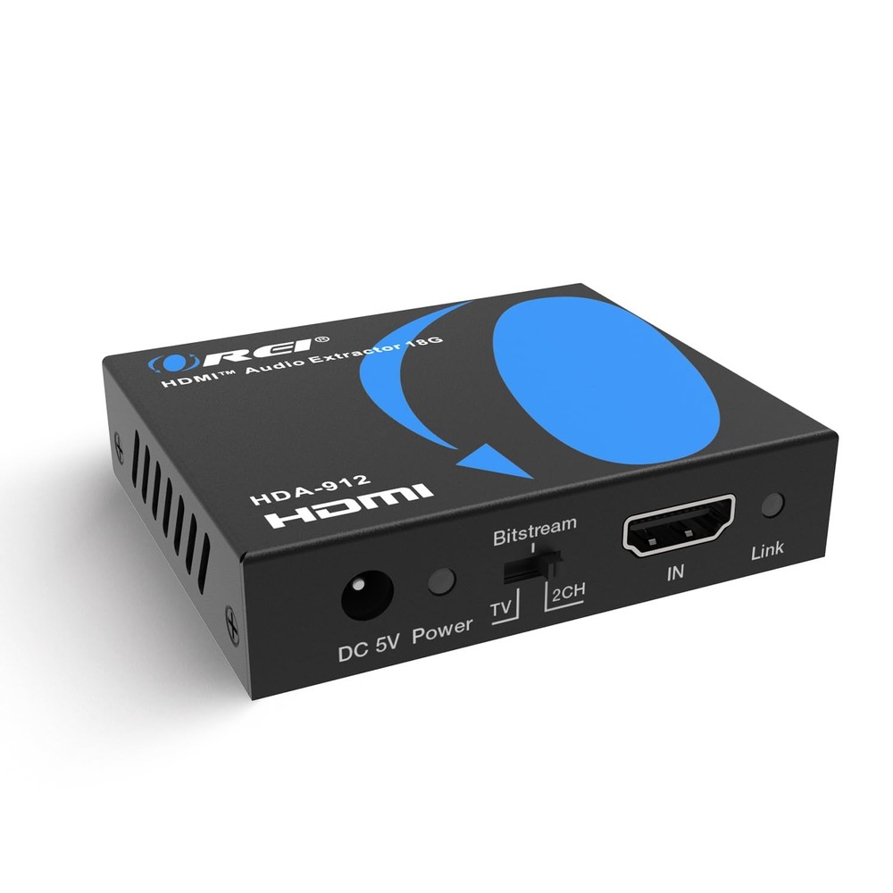 4K HDMI 2.0 Audio Converter Extractor – SPDIF, 3.5mm, HDCP 2.2, HDR, Dolby Vi…