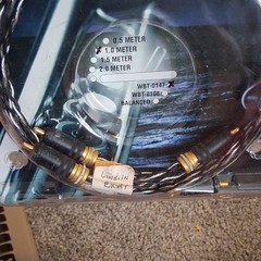 Kimber Kable SilverStreak Balanced RCA Male to RCA Male Audio Interconnect 1m